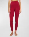 Spiritual Gangster Ada High-waist Dream Tech 7/8 Leggings In Berry