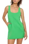 Spiritual Gangster Alessia Mini Dress In Palm Green In Green