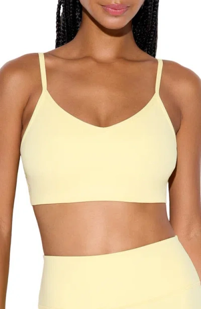 Spiritual Gangster Aria Sports Bra In Yellow