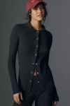 Spiritual Gangster Aster Long-sleeve Luxe Buttondown Top