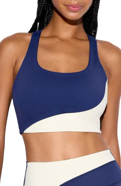 Spiritual Gangster Balance Sports Bra In Blue