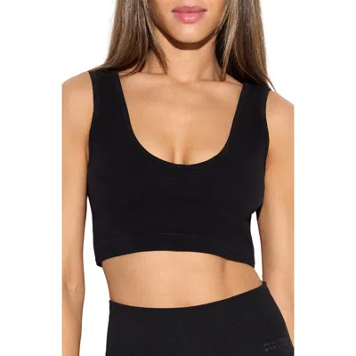 Spiritual Gangster Bianca Low Impact Ribbed Sports Bra In Black