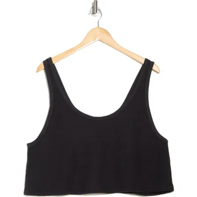Spiritual Gangster Bree Boxy Crop Tank In Vintage Black
