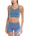 Spiritual Gangster Bryn Seamless Crop Tank In Blue