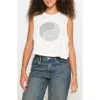 Spiritual Gangster Callie New Wave Crop Tank In Brown