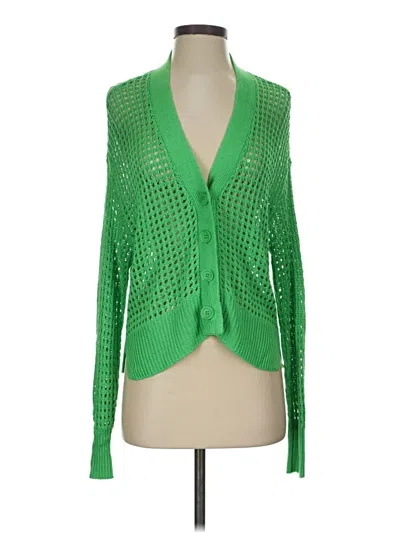 Pre-owned Spiritual Gangster Cardigan Sweater In Green