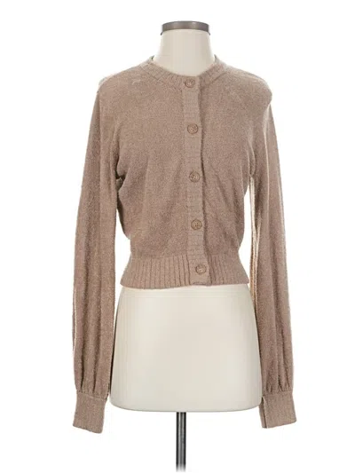 Pre-owned Spiritual Gangster Cardigan Sweater In Tan