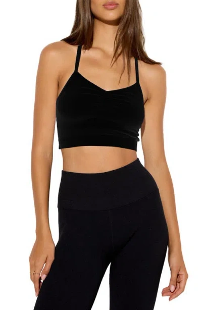 Spiritual Gangster Cassidy Bra Top In Black