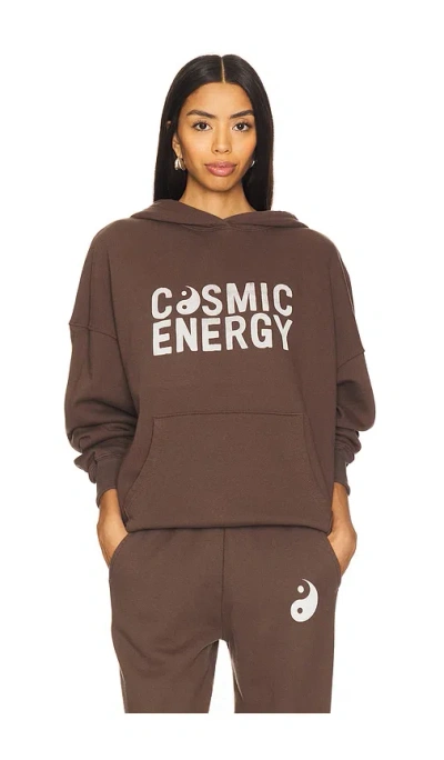 Spiritual Gangster Cosmic Energy Easy Hoodie In Brown