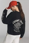 Spiritual Gangster Cosmic Love Delaney Cardigan Sweater In Black