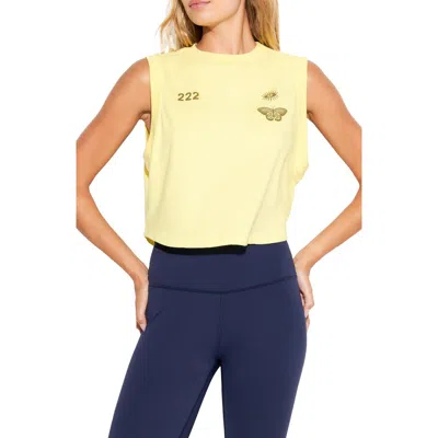 Spiritual Gangster Crawford 222 Nature Graphic Crop Tank In Firefly