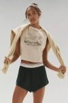 Spiritual Gangster Crawford Crop Tank Top In White