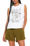 Spiritual Gangster Earth Magic Bowery Tank In White
