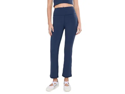 Spiritual Gangster Euphorialift Crop Flare Leggings Women's Workout Indigo: Xl 28 In Blue