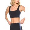 Spiritual Gangster Ezra Longline Sports Bra In Blue