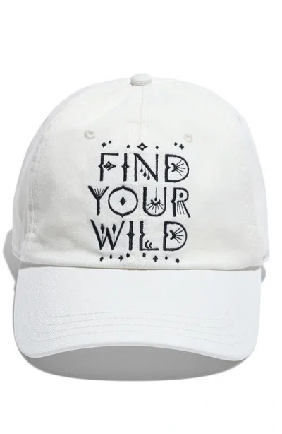 Spiritual Gangster Find Your Wild Baseball Cap In Neutral