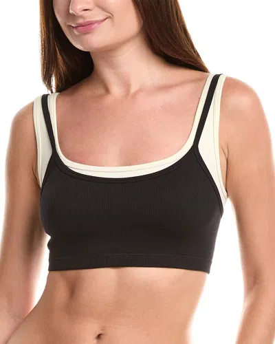 Spiritual Gangster Gemini Longline Bra In Black