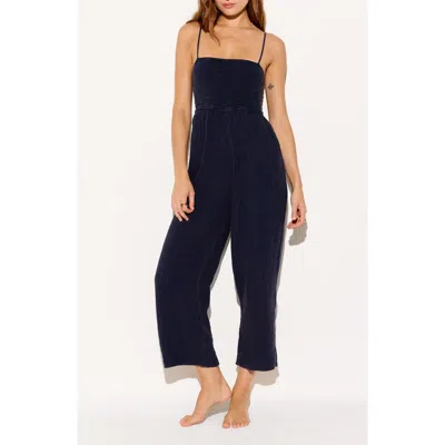 Spiritual Gangster Gisele Cotton Gauze Jumpsuit In Blue