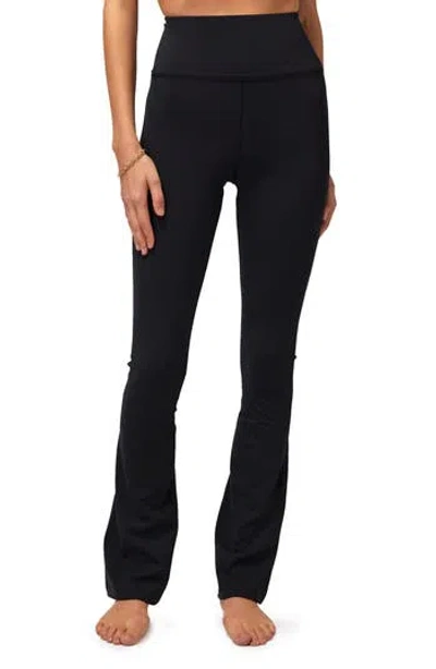 Spiritual Gangster Giselle Dream Tech Eco Jersey High Waist Pants In Black