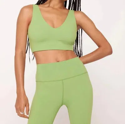 Spiritual Gangster Harlow Crop Tank Top In Cactus In Green