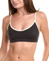 Spiritual Gangster Gemini Longline Bra In Black