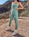 Spiritual Gangster Icon Hw Legging In Sage In Multi