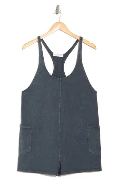 Spiritual Gangster Indy Relaxed Romper In Vintage Black