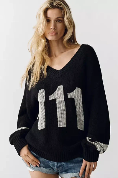 Spiritual Gangster Jax Cotton Cashmere Sweater In Black