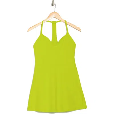 Spiritual Gangster Jet Active Dress In Acid Lime
