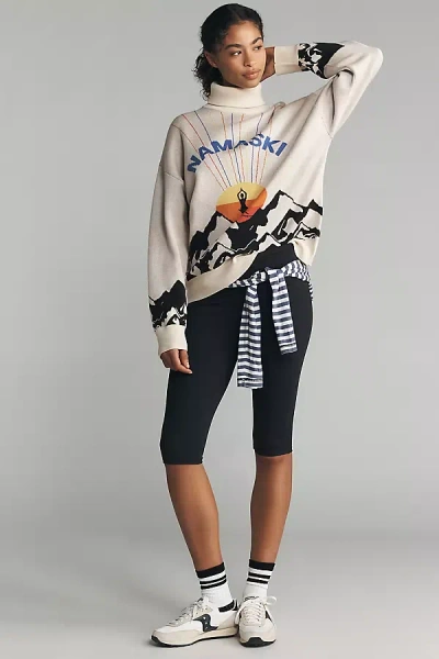 Spiritual Gangster Juno Turtleneck Sweater In White