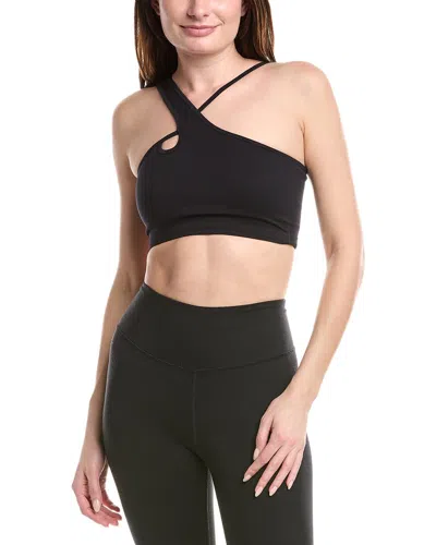 Spiritual Gangster Kaci Asymmetric Seamless Crop In Black