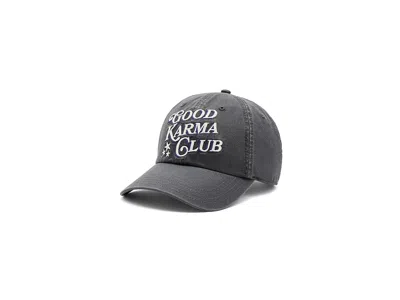 Spiritual Gangster Karma Club Dad Cap Baseball Caps Vintage Black: One Size In Gray