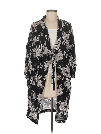 Pre-owned Spiritual Gangster Kimono In Black