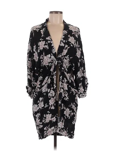 Pre-owned Spiritual Gangster Kimono In Black