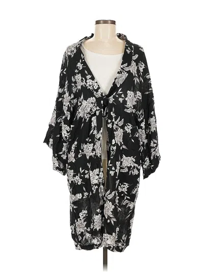 Pre-owned Spiritual Gangster Kimono In Black