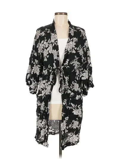 Pre-owned Spiritual Gangster Kimono In Black