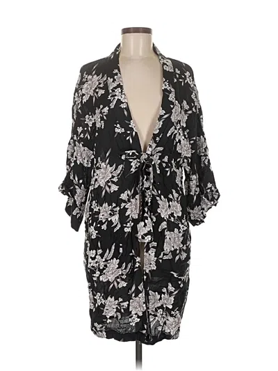 Pre-owned Spiritual Gangster Kimono In Black