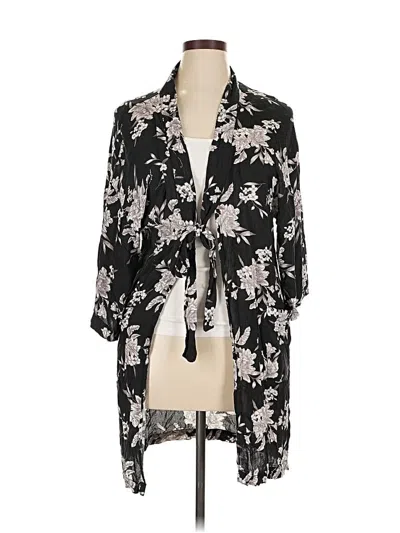 Pre-owned Spiritual Gangster Kimono In Black