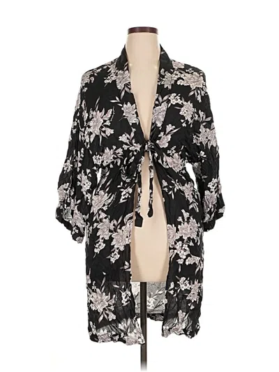 Pre-owned Spiritual Gangster Kimono In Black