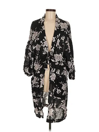 Pre-owned Spiritual Gangster Kimono In Black