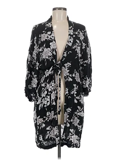 Pre-owned Spiritual Gangster Kimono In Black