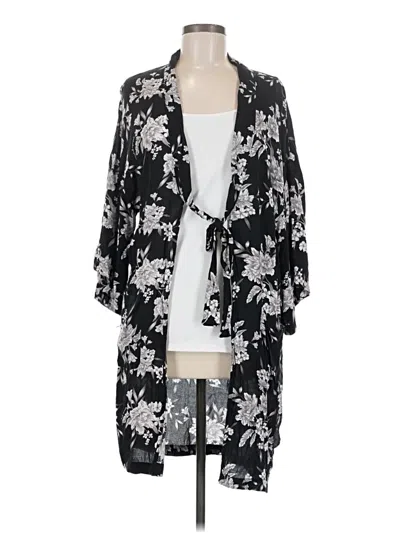 Pre-owned Spiritual Gangster Kimono In Black