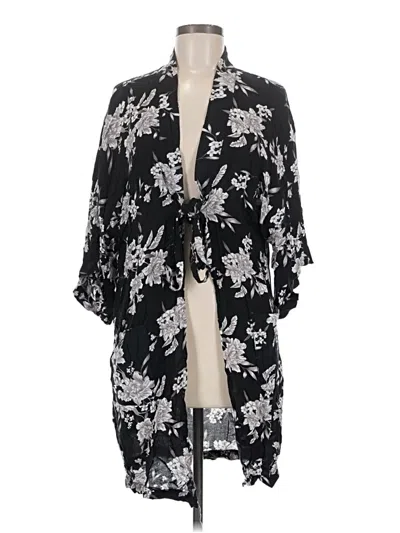 Pre-owned Spiritual Gangster Kimono In Black