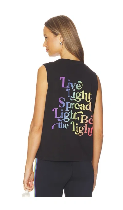 Spiritual Gangster Live Light Vibe Tank Top In Black