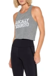 Spiritual Gangster Local Jones Racerback Tank Top In Gray