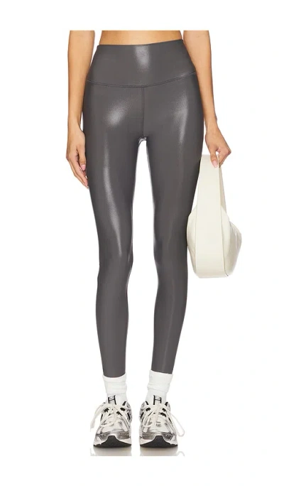 Spiritual Gangster Lotus High Gloss 7/8 Legging In Grey