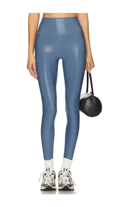 Spiritual Gangster Lotus High Gloss 7/8 Legging In Slate