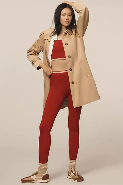 Spiritual Gangster Love High-waisted Leggings In Red