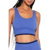 Spiritual Gangster Love Longline Bra In Periwinkle In Periwinkle