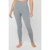 Spiritual Gangster Love Sculpt Shimmer Leggings In Silver